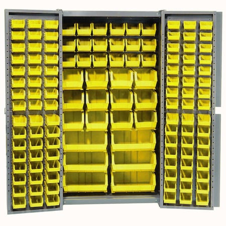 Global Industrial Bin Cabinet, 38 in W, 72 in H, 24 D 662147YL